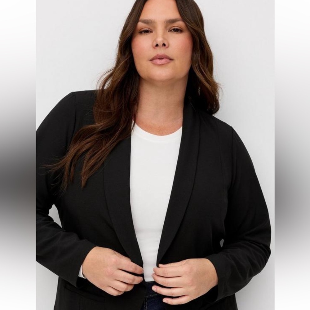 NWT Torrid Black Blazer - Picture 4 of 6